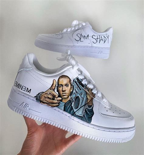 replica eminem nikes|what shoes did eminem wear.